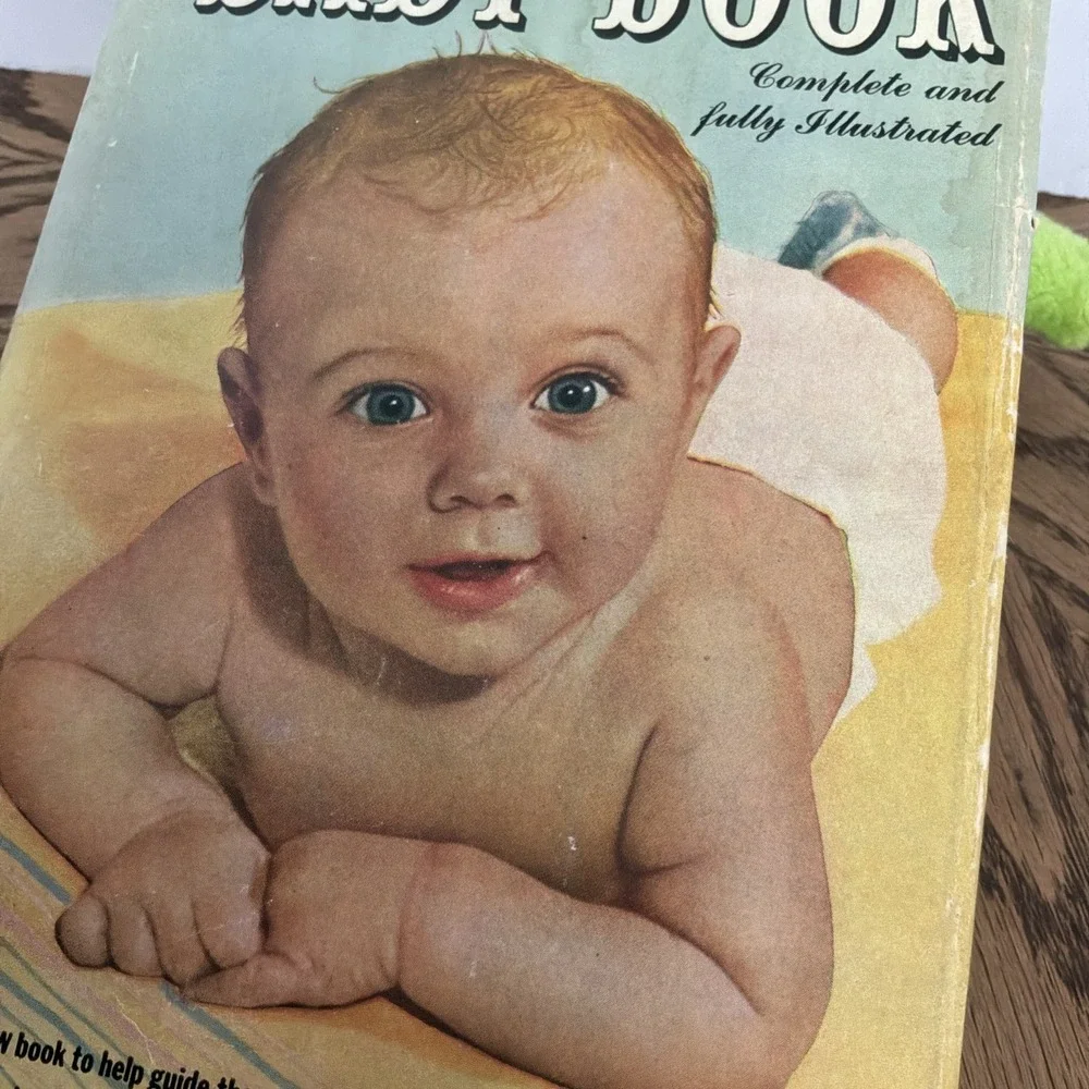 Vtg‎ 1955 The New American Baby Book Hardcover Fully Illustrated